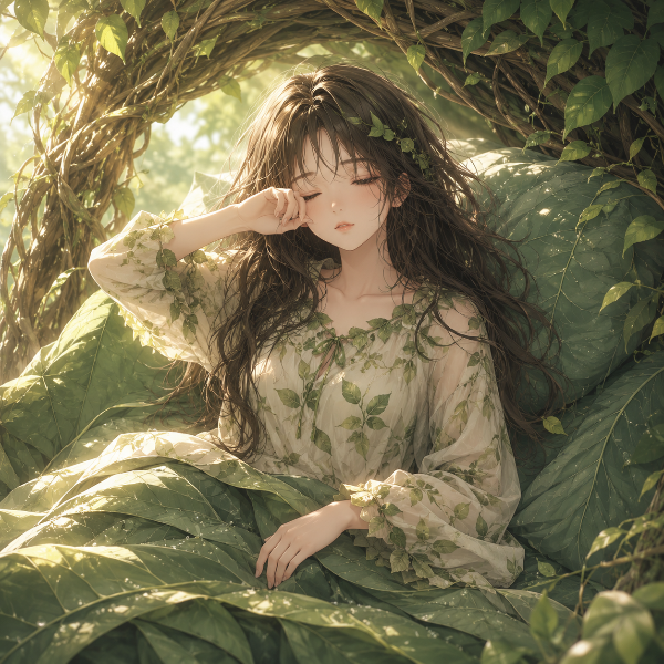 おはよー☀️（リーフちゃん）