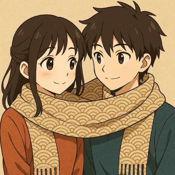 カップルマフラー