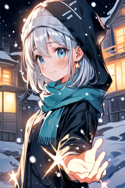 雪明かり / 月明かり