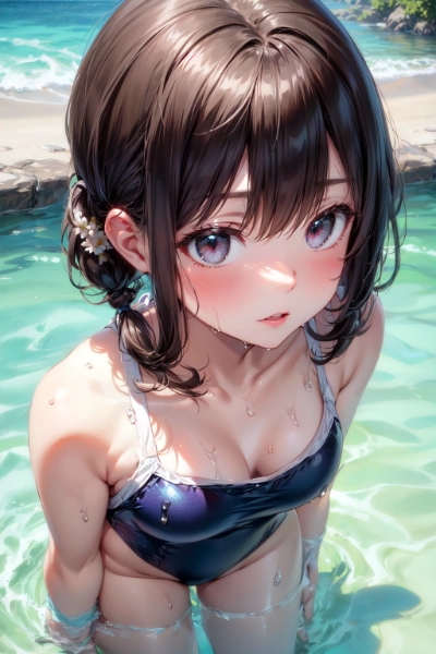 水着の女の子