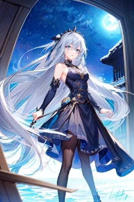 silver under the moon