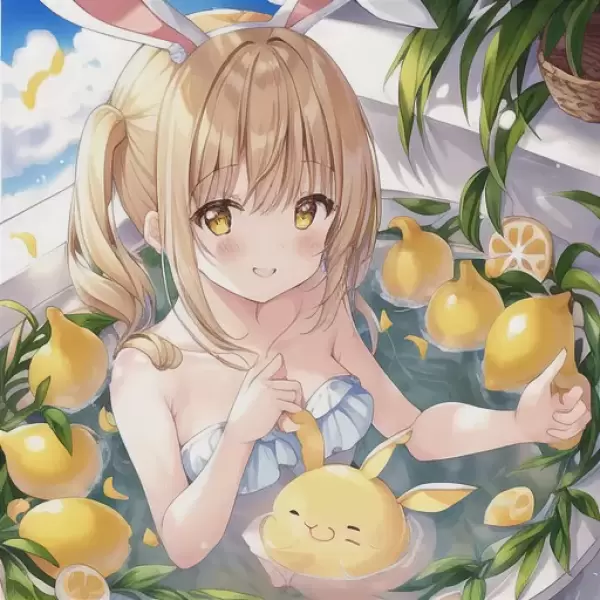 うさぎのレモンはちみつ漬け