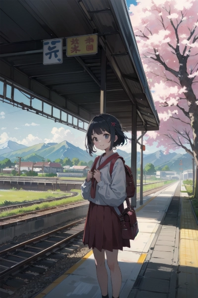 四季折々、この駅を見護って