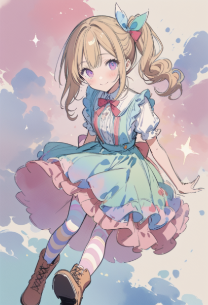 アリスっぽい衣装