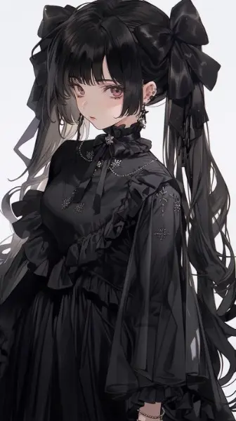 黒ロリータ系⸜❤︎⸝‍