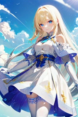 蒼と少女
