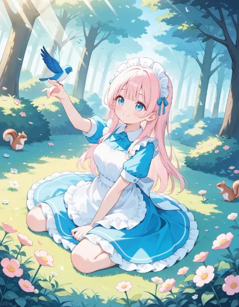 森のメイドさん