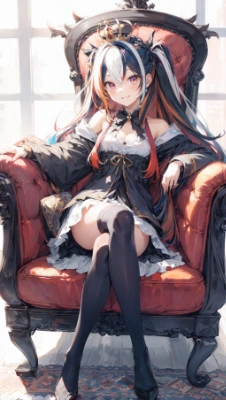 玉座の少女