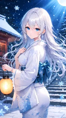 雪の夜のゆきおんな