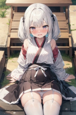 白髪少女
