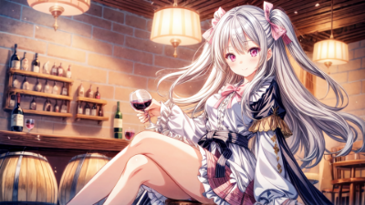 深夜のワイン飲み