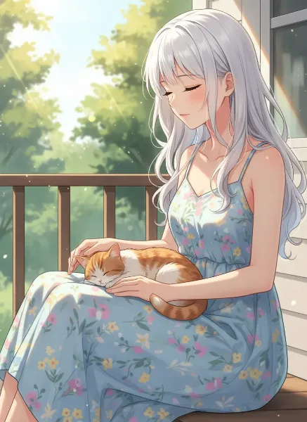 陽だまりと小さな寝息