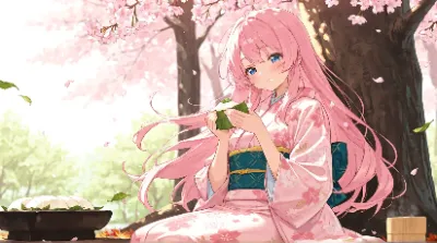 桜餅たーべたい！