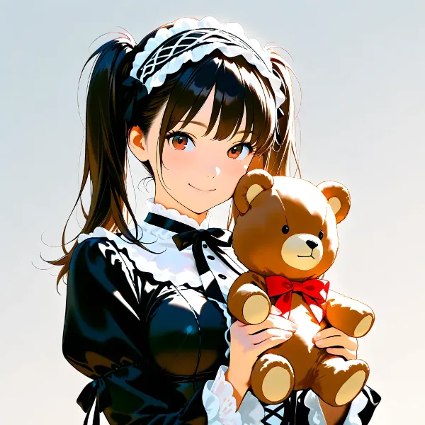 ゴスロリとティディベア