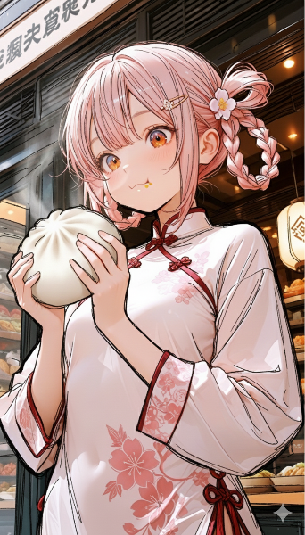 中華街の饅頭少女と甘い秘密