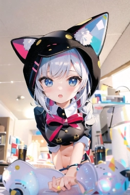 可愛い　着ぐるみ姿の女の子