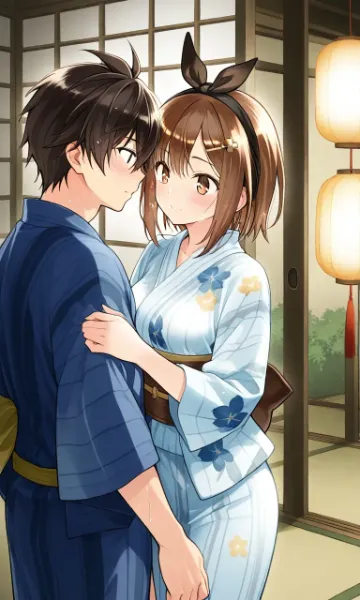 夏祭りの甘い囁き