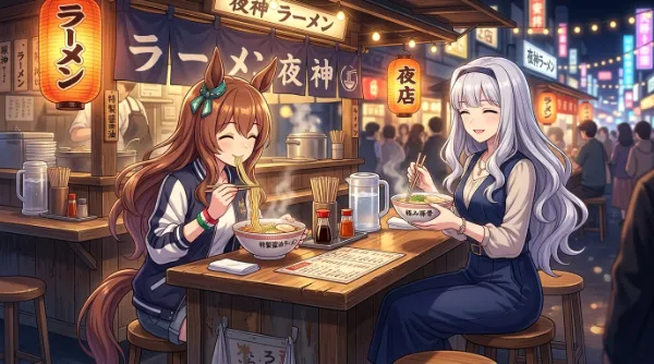 夜のラーメン