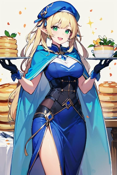 食べ歩きエルフ・青魔道士