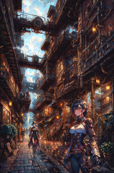 スチームパンクギアシティ