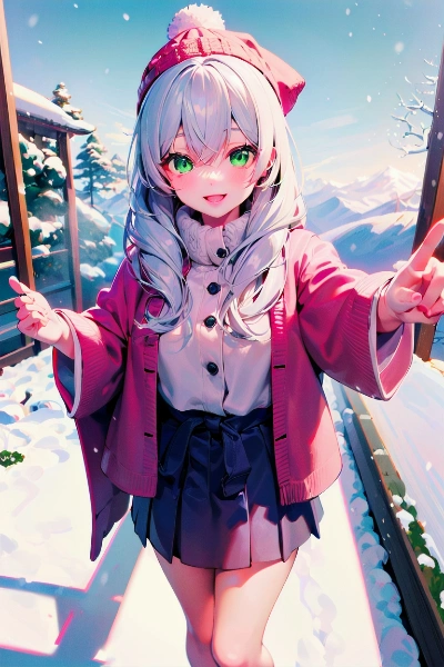 雪降ってきたね