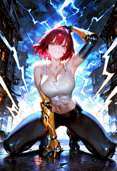 雷撃のサイバネティックガール