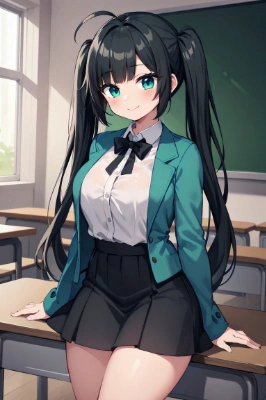 アホ毛の女の子
