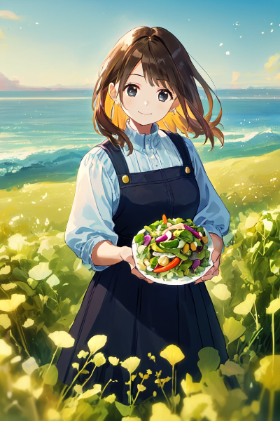 大自然のサラダ