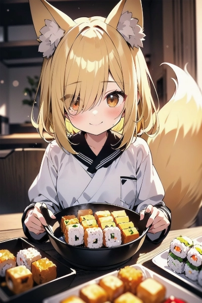 新商品「きゅーぶおいなりさん」