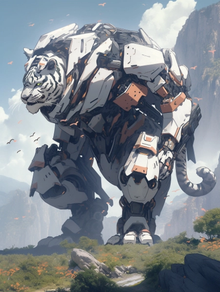 No.738 ロボット✕虎