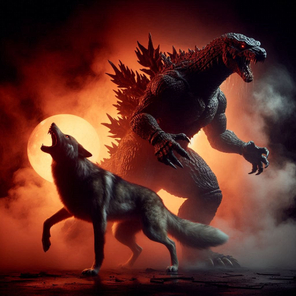 狼ｘ怪獣　（7枚）