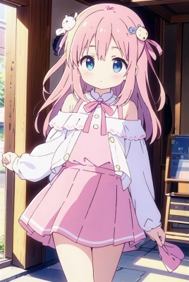 ピンクのスカート4☆