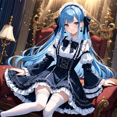 素敵な青髪さん