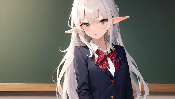 エルフさん、日本へ留学する