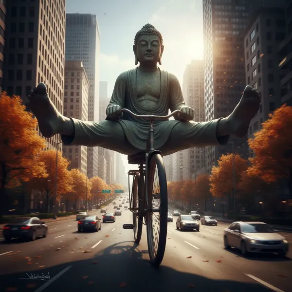 【裸足裏】大仏のパフォーマンスタイム