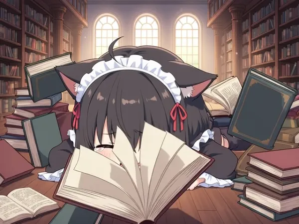 本から脱出ニャ！