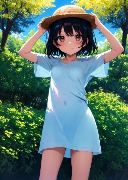 見えそうって～？