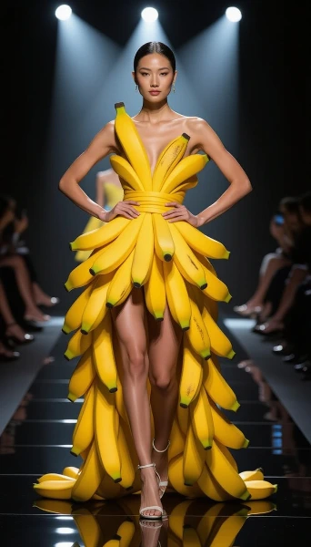 【バナナ・オートクチュール】黄金のランウェイ / [Banana Haute Couture] Golden Runway