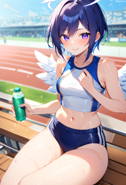 大会中の一休み