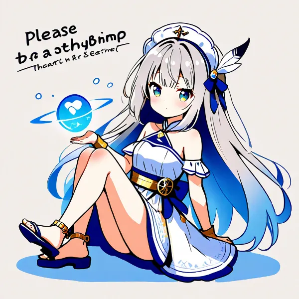 青いハートの魔法少女