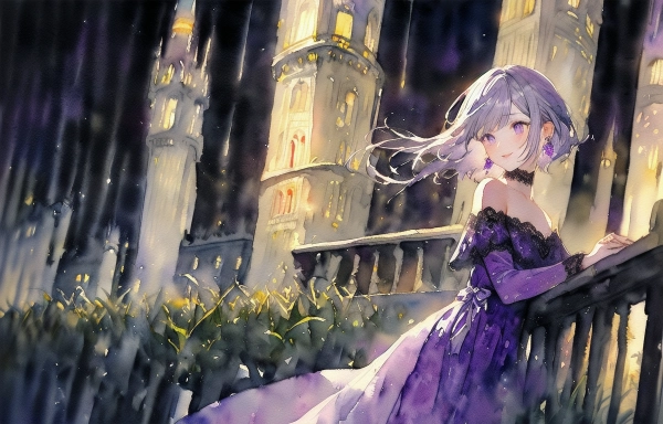 ロウソク状の尖塔群