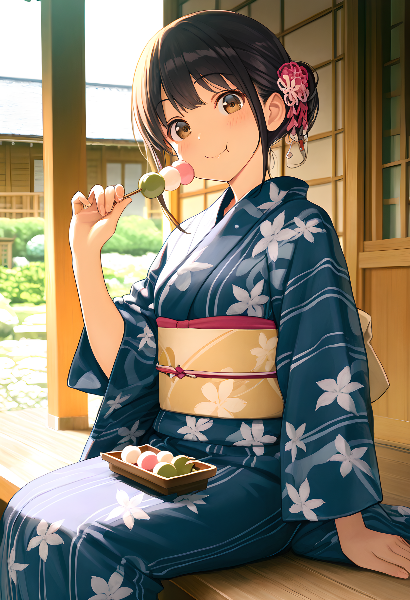 浴衣少女の甘い夏のひと時