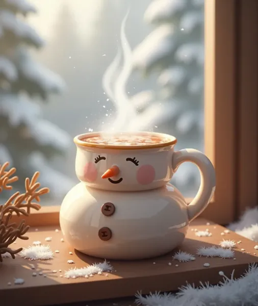 雪だるマグカップ