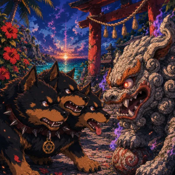 魔界の沖縄っぽい場所で
