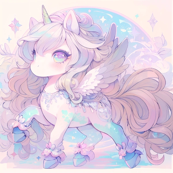 ユニコーンのぬいぐるみ