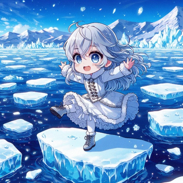 流氷ジャンプ！！