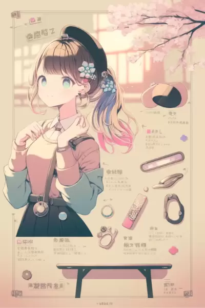 ヘアピン春夏秋冬(4枚)