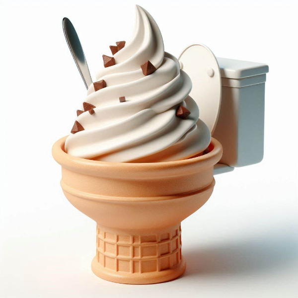 贅沢コーンのソフトクリーム