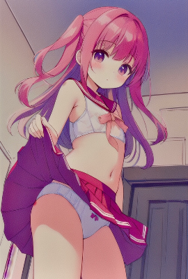 ピンクのスカート☆