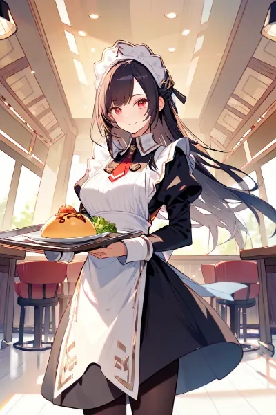 メイド鬼とマスター（ＪＳちゃん）